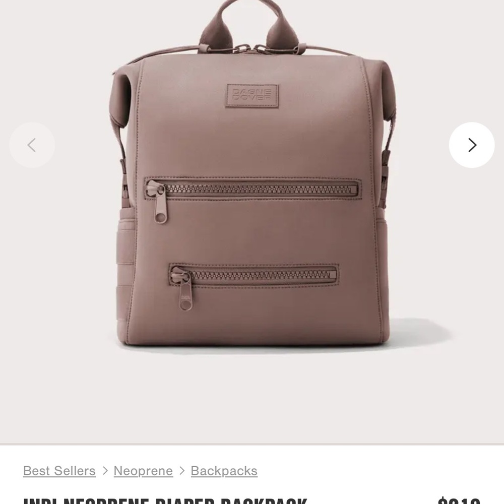 Dagne Dover Brown Travel Bag with Minimalist Design